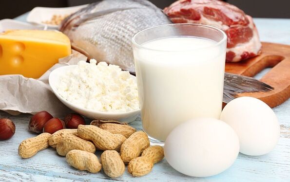 Alimentos para uma dieta protéica